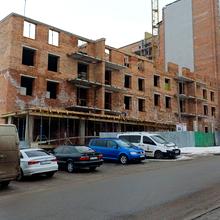 Хід будівництва вул. Степана Бандери, 80, 4-5 секції, березень 2026