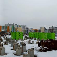 Хід будівництва вул. Степана Бандери, 80, 6 секція, березень 2026