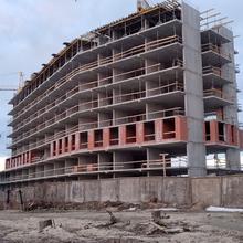 Ход строительства ул. Евгена Маланюка, 101, 26 дом, март 2026