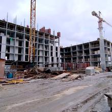 Ход строительства ЖК Щасливий Grand, 4-5 секции, март 2026