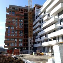 Ход строительства ЖК Five Address, 2 дом, март 2026