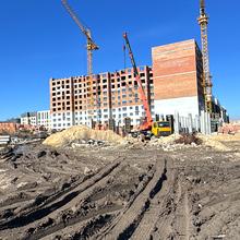 Ход строительства ЖК Молодость, 42 дома, март 2026