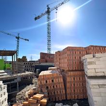 Ход строительства ЖК Молодость, 42 дома, март 2026