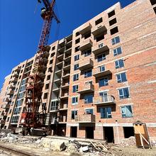 Ход строительства ЖК СКАНДИНАВИЯ, 1 дом (секции 8-10), март 2026