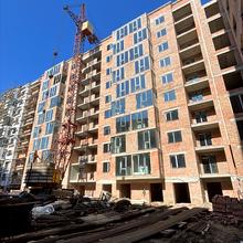 Ход строительства ЖК СКАНДИНАВИЯ, 1 дом (секции 1-4), март 2026