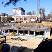 Ход строительства Курдонеры, 1 дом (секция 1), март 2026