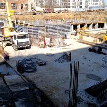 Ход строительства Курдонеры, 1 дом (секция 2), март 2026