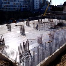 Ход строительства Курдонеры, 1 дом (секция 1), март 2026