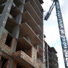 Хід будівництва ЖК Дім на Грушевського, 1 секція, березень 2026