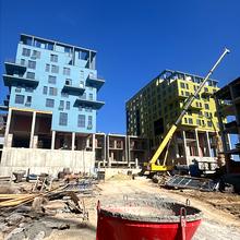 Ход строительства ЖК Шелест, 1-2 дома, март 2026