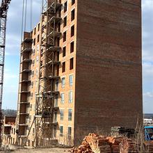 Ход строительства ЖК Мадагаскар, 1 дом (секции 1-4), март 2026