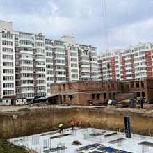 Ход строительства ЖК Уютный дом, 5 дом (секция 3), март 2026