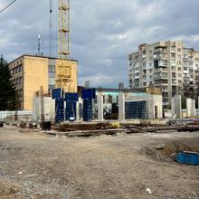 Хід будівництва вул. Академіка Янгеля, Будинок, квітень 2026