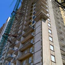Ход строительства ЖК Акрополь, 4 дом (секция В), апрель 2026