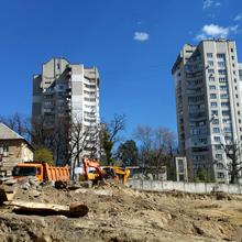 Хід будівництва вул. Живописна, 10, 1 секція, квітень 2026