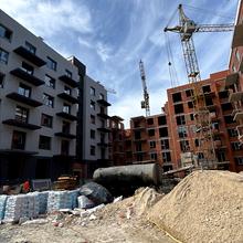 Ход строительства ЖК Містечко Південне, 11-12 дома, июнь 2026