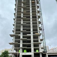 Ход строительства ЖК TWINS, 2 дом, июнь 2026
