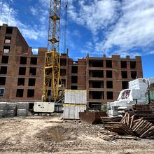 Ход строительства ЖК Семейный COMFORT 2, 2 дом (секция 2.1), июнь 2026