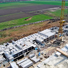 Хід будівництва ЖК Евромісто, 1 черга, квітень 2014