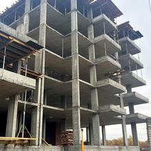 Хід будівництва ЖК Auroom Urban, 1 будинок (секція 1), жовтень 2026