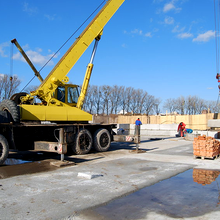 Хід будівництва ЖК Евромісто, 1 черга, лютий 2014