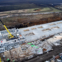 Хід будівництва ЖК Евромісто, 1 черга, березень 2014