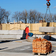 Хід будівництва ЖК Евромісто, 1 черга, лютий 2014