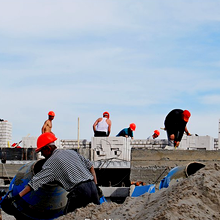 Хід будівництва ЖК Евромісто, 1 черга, квітень 2014