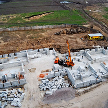 Хід будівництва ЖК Евромісто, 1 черга, березень 2014