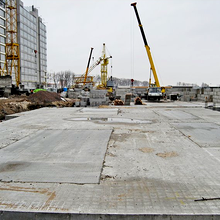 Хід будівництва ЖК Евромісто, 1 черга, квітень 2014