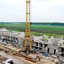 Хід будівництва ЖК Евромісто, 1 черга, квітень 2014