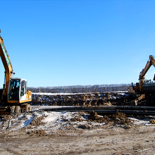 Хід будівництва ЖК Евромісто, 1 черга, лютий 2014