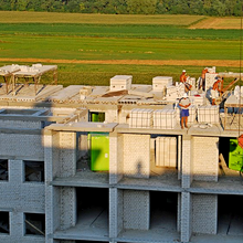 Хід будівництва ЖК Евромісто, 1 черга, серпень 2014