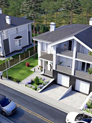 Дуплексы NEW Cottage Residence