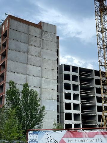 Статус будівництва ЖК А12 на Симоненка Будинок (Секція 2)