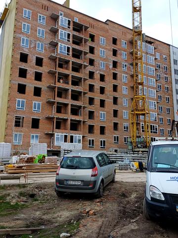 Статус строительства ул. Степана Бандеры, 80 Дом (Секция 1, Секция 2, Секция 3)