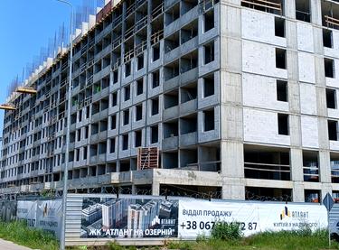 Статус будівництва ЖК на Озерній Будинок 3