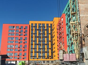 Статус строительства ЖК Кольоровий Дом (Секция 1, Секция 2, Секция 3, ...)