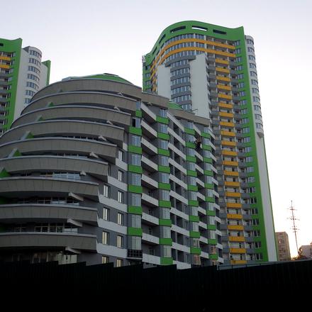 Хід будівництва ЖК Паркове місто, 20 будинок, листопад 2014