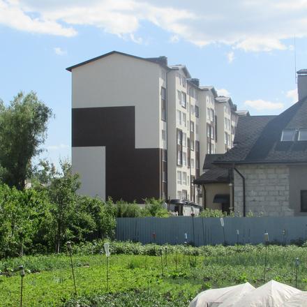 Ход строительства ЖК Спутник-Теремки, 2 дом (ул. Кармелюка, левая секция), май 2017