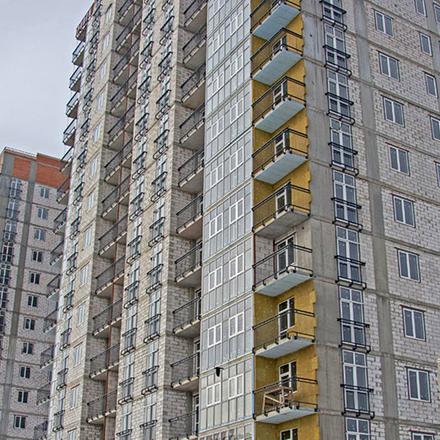 Хід будівництва ЖК Ключ, 1-2 будинки, лютий 2017