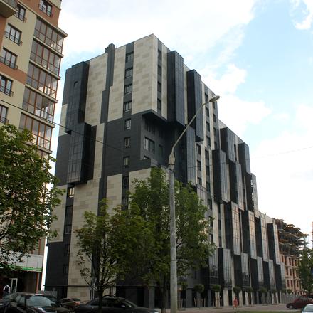 Хід будівництва ЖК Greenville House, секції К1-К2, серпень 2017