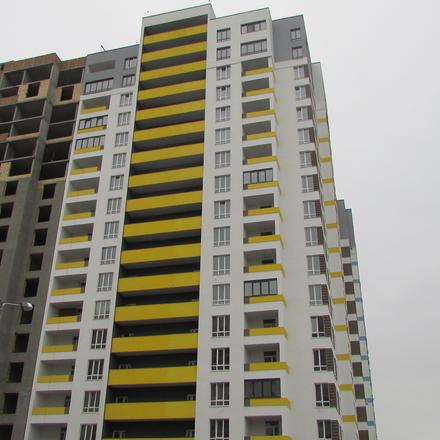 Ход строительства ЖК Акварели-2, 3 очередь (дом Б3-Г5), сентябрь 2017