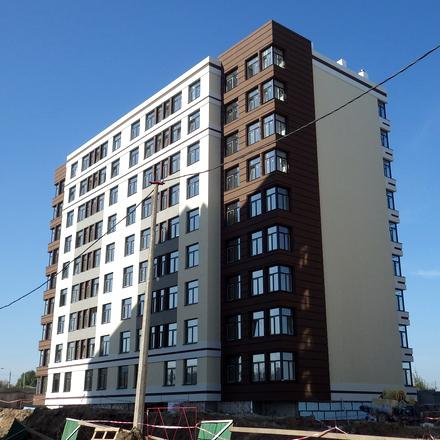 Ход строительства ЖК PARKLAND, 12 дом, сентябрь 2017