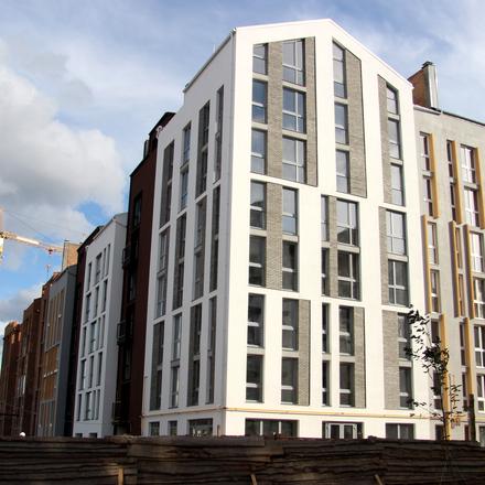 Ход строительства ЖК Белый Шоколад.Center, 8 очередь (ул. Величко, 14а, 14б, 16а), октябрь 2017