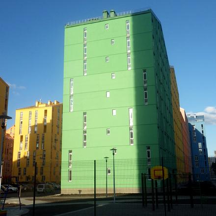 Ход строительства ЖК Комфорт Таун, 5 очередь (дом 16), сентябрь 2015