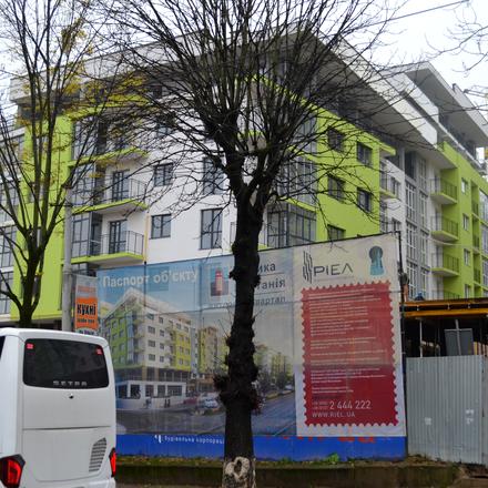 Ход строительства ЖК Велика Британія, 1 очередь (дом 1), октябрь 2017