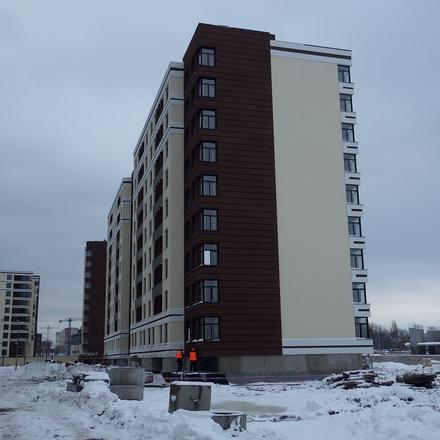 Ход строительства ЖК PARKLAND, 13 дом, декабрь 2017