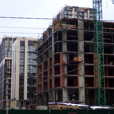 Хід будівництва ЖК Французький квартал 2, 4 будинок (вул. Предславинська, 57), грудень 2017