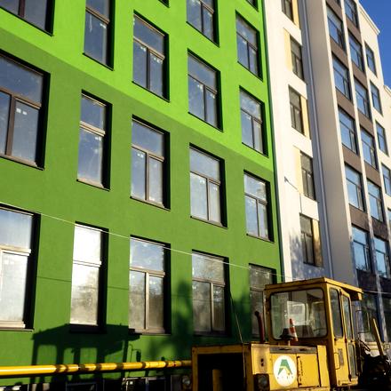 Хід будівництва ЖК Skyland, пров. Московський, 2а, жовтень 2015